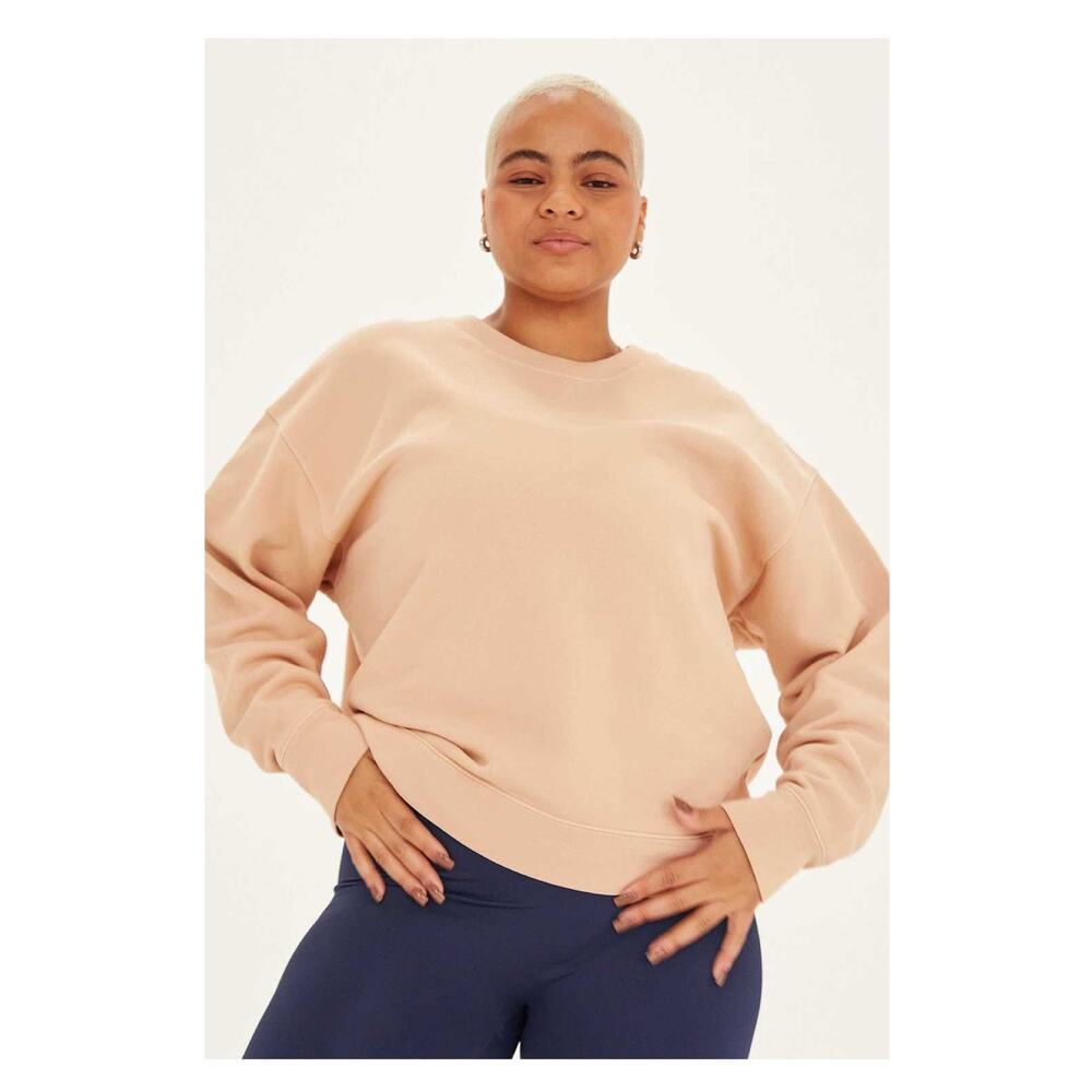 Girlfriend Collective Cream Canyon 50/50 Classic Sweatshirt Sz.XXXL